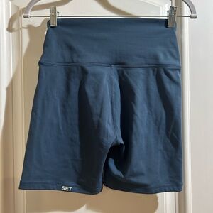 SET Active Deep Blue Bike Shorts